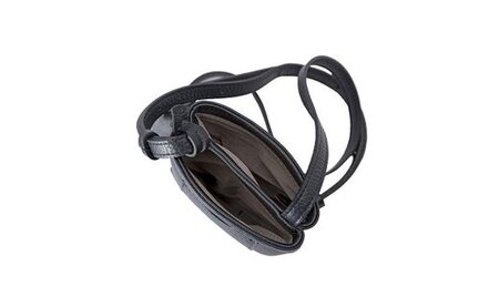 豊岡鞄 Shokolatt ショルダーポーチ 2層式 小 ネイビー