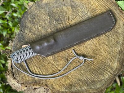 土佐鍛【焚き火遊び鉈 フルタング】(グレー)