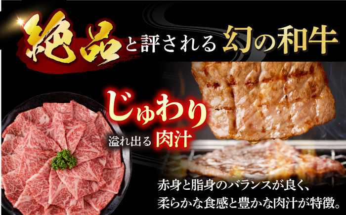 【幻の和牛！とろける肉汁がたまらない…！】 五島牛 特選 カルビ 600g 3人前 【カミティバリュー】 [RBP014]