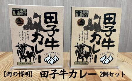 【肉の博明】田子牛カレー200g×2