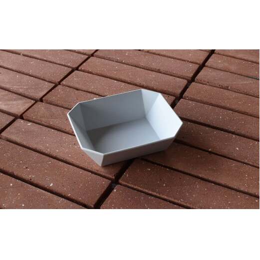 1616/ TY Square Bowl 150 Grey 2個セット 有田焼 器 皿 ボウル グレー A18-56_イメージ3