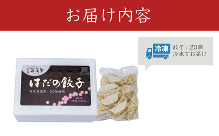 冷凍餃子 秦野産門倉ポーク使用★ジューシー！菖蒲庵謹製はだの餃子 20個入 