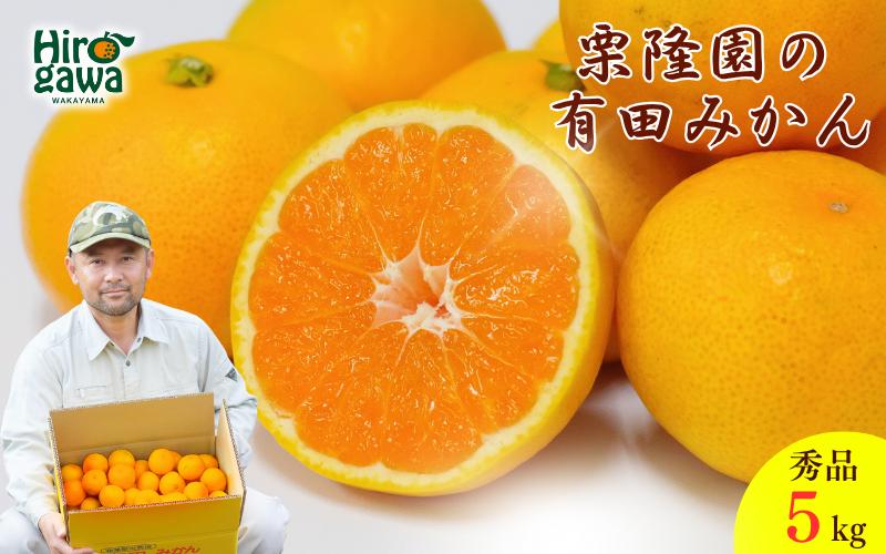 
             有田 みかん 秀品 サイズ混合 5kg / 有田みかん 温州みかん 甘い 秀品 和歌山 柑橘 5kg ※11月上旬～翌年1月に順次発送予定【krt004-p-5】
          