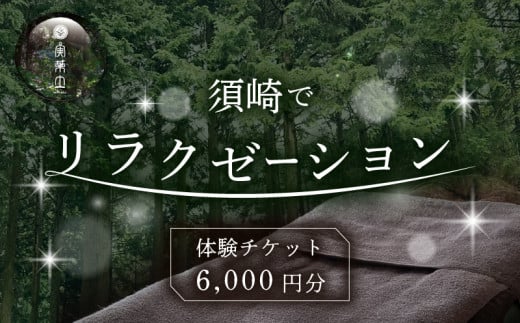 須崎でリラクゼーション体験チケット 6000円分 【癒し】 6000円分