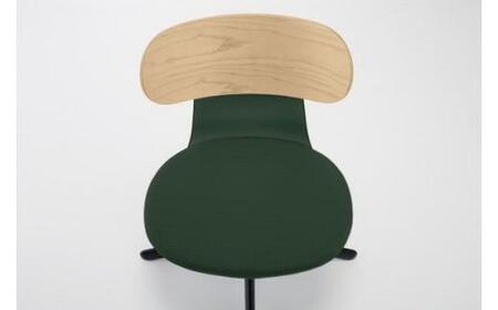 Mlb4_コクヨチェアー　イングライフ(ブリックレッド)／背合板・肘無し・フローリング用（Vキャスター）　／在宅ワーク・テレワークにお勧めの椅子