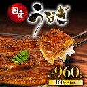 【ふるさと納税】 うなぎ 国産 蒲焼 160g × 6尾 計960g 鰻蒲焼 ウナギ 土用 丑の日 JAS認定 活鰻 自家製蒲焼のたれ 山椒 ギフト 贈答 冷凍 養殖 真空パック レンジ 調理 湯煎 まとめ買い 静岡県 藤枝