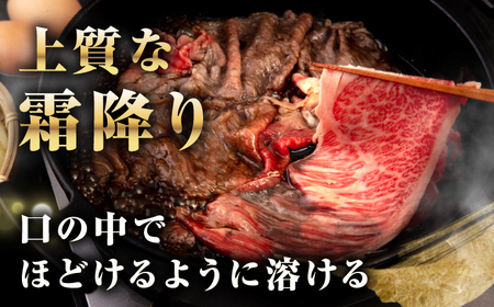 【A4～A5ランク】 長崎和牛 蔵下ロース スライス 400g（しゃぶしゃぶ・すき焼き用）《壱岐市》【野中精肉店】 牛 牛肉 和牛 国産 長崎和牛 霜降り しゃぶしゃぶ すき焼き すき焼 ギフト 贈答