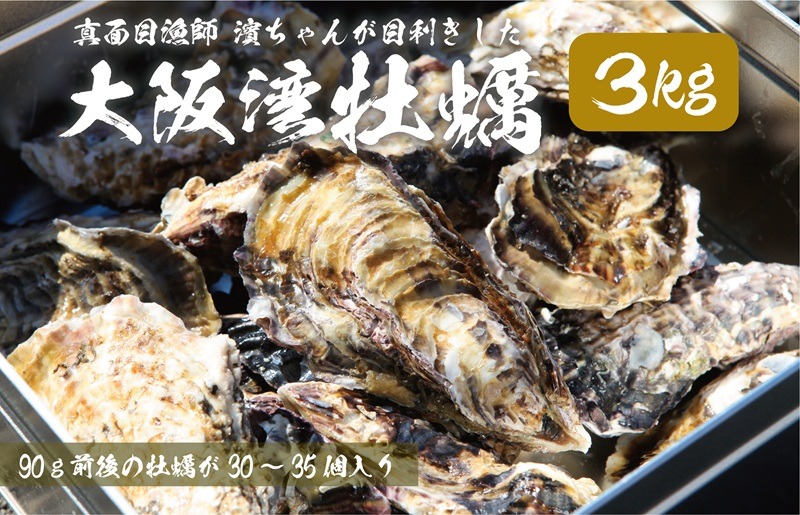 099H3476 【先行予約】大阪湾牡蠣 3kg