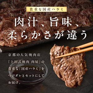 今だけ数量限定！九条ネギ付き！肉汁溢れる 国産牛ハラミ 250g 093-42-P