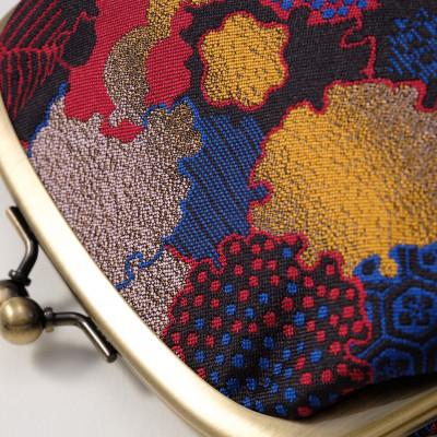 ふるさと納税 与謝野町 4.0寸親子がま口　小紋柄(黒) |  | 02