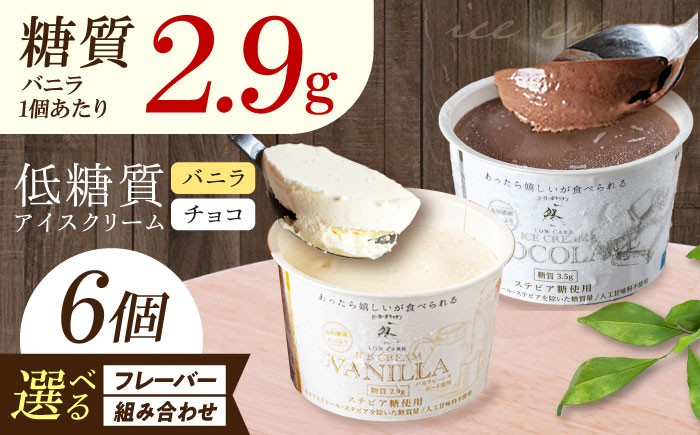 
                  【選べるフレーバー組み合わせ】【母の日対象】 然オリジナル バニラアイスクリーム・チョコレートアイスクリーム 計6個 スイーツ デザート アイス アイスクリーム チョコ スイーツ デザート アイス アイスクリーム バニラアイス 低糖質 大阪府高槻市/低糖質食専門店ローカーボキッチン然-zen- [AOBD010.011.037] 低糖質アイスクリーム バニラ チョコ ダイエット
                