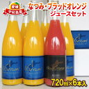 【ふるさと納税】 みかんジュース 果汁100% ストレート ジュース なつみ ブラッドオレンジ セット 720ml ×6本 えひめ南農業協同組合直販センター JA 飲料 柑橘 みかん 蜜柑 ストレートジュース 100%ジュース 果物 フルーツ 産地直送 数量限定 国産 愛媛 宇和島 H020-009009