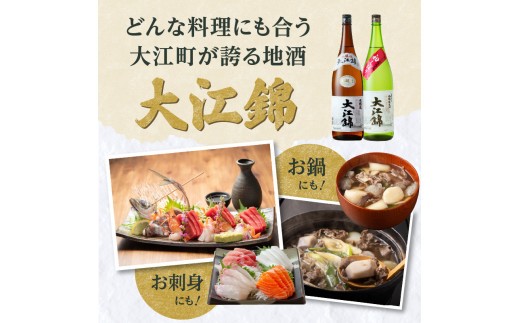 日本酒 大江錦本醸造2升　