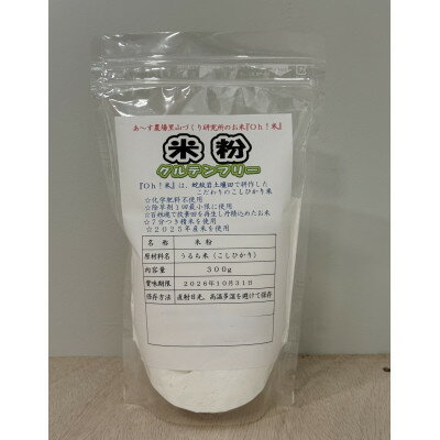 【ふるさと納税】コシヒカリを使用した米粉　300g×2袋【1682700】