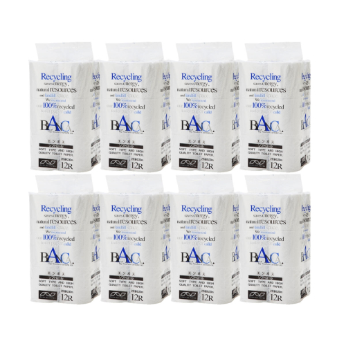 【Amazon.co.jp限定】【9ヵ月 連続 定期便】トイレットペーパー ブランカ 12R ダブル （30ｍ×2枚）×8パック 96個 ×9回 日用品 消耗品 114mm 柔らかい 無香料 芯 大容量 トイレット トイレ といれっとペーパー ふるさと 納税