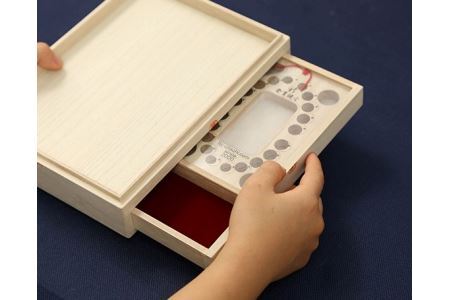 No.154 乳歯ケース　おいたちの小箱　ユキちゃん