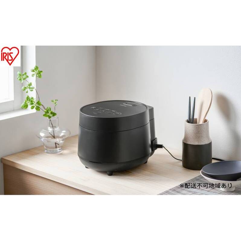 ジャー炊飯器 3合 RC-MGB30-B ブラック 炊飯器 3合 一人暮らし用 3合炊き アイリスオーヤマ マイコン おしゃれ 銘柄炊き 50種 自動調理 30種 低温 ヘルシーメニュー 早炊き 低糖質 食物繊維 冷凍ごはん 炊飯ジャー