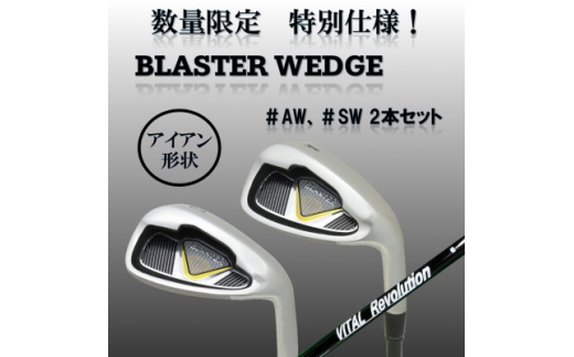 ゴルフクラブ ウェッジ BLASTER #AW #SW 2本セット フレックスS 特別仕様【1726042】
