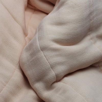 ふるさと納税 蒲郡市 【洗うたびにふっくら、やわらか】三河木綿　8重ガーゼケット(シングル)_ピンク【G0199】 |  | 01