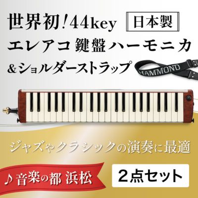 【ふるさと納税】世界初の44鍵エレアコ鍵盤ハーモニカ アルト PRO-44Hv2＆ハーモニカストラップ 楽器 44鍵盤モデル ピックアップマイク内蔵 演奏 打鍵音を低減 繊細なサウンド