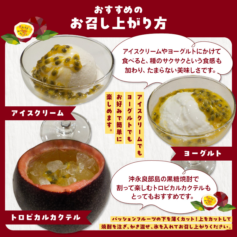 【2025年先行予約】えみちゃん農園 【訳あり】パッションフルーツ（12個入り）　C008-010