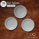 【ふるさと納税】【美濃焼】flat 5plate 5 プレート 3枚セット(ペールブルー3枚)【KANEAKI SAKAI POTTERY】【TOKI MINOYAKI返礼品】≪土岐市≫ 食器 皿 シンプル [MBC017]