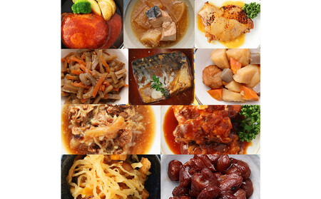日常常温食「うちのや」 おかず10品目 セットB【おかず】