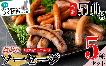 薔薇乃ソーセージ5種セット │ ソーセー ソーセージ ソーセージ ソーセージ ソーセージ