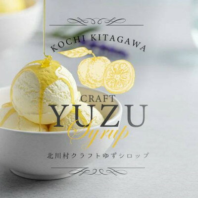 【ふるさと納税】北川村クラフトゆずシロップ　300ml×3本【1704210】