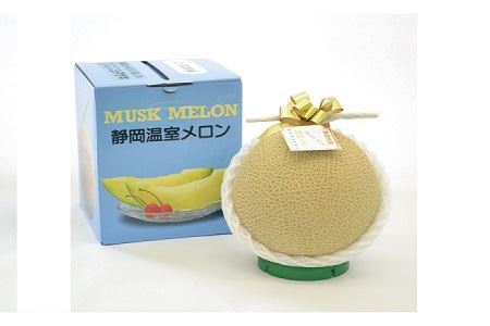 静岡マスクメロン【1玉】（白）フルーツ デザート 果物 (a10-342)