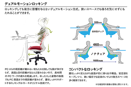 イトーキ『ノナチェア』肘つき ウレタンキャスター ブラックフレーム PV張地：ブラックT（KZ337PVM1T1T1F）【EI153W1】