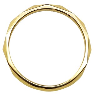 K18YG　ひし形カットリング 2mm幅 J-452