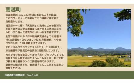 〈令和5年産〉らんこし米（ななつぼし）5kg（蘭越ささき農園）