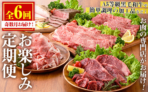
                  No.1246 ＜定期便・全6回(奇数月)＞お楽しみ！大人気の返礼品定期便 お試しコース(総重量5kg以上・ステーキ、霜降り焼肉、ローストビーフ等) 牛肉 黒毛和牛 和牛 ステーキ すき焼き しゃぶしゃぶ 焼肉 BBQ キャンプ 定期便 頒布会 A5 冷凍 ギフト 贈答【LRプラスK】
                