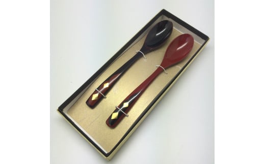 カレースプーン セット 木製 カトラリー 漆器 丸三漆器