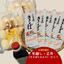 【ふるさと納税】丸喜製麺所直送　年越し・正月セット（きそばと丸もち）※12月10日頃～発送