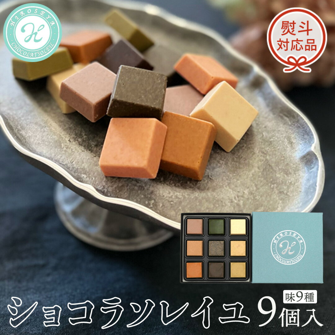 【ふるさと納税】ショコラソレイユ 9種 チョコレート チョコ スイーツ デザート 高級 ギフト 贈り物 お礼 プレゼント 手土産 お菓子 父の日 母の日