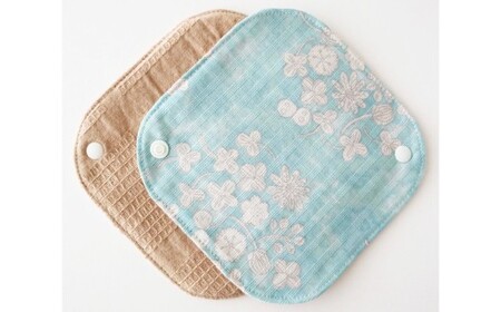 あたため布Sサイズ[色柄おまかせ] オーガニックコットン おりものライナー 布ナプキン 手作り 愛媛県 （1007）