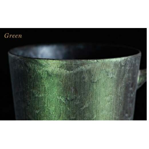 【NYが認めた煌めくマグ】有田焼 麟 Lin マグカップ 4個セット（Green & Purple & Blue & Emerald）化粧箱入り【金照堂】マグカップ おしゃれ 人気 高級 磁器 有田焼