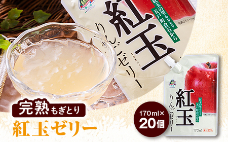 紅玉りんごゼリー170ml×20個【配送不可地域：離島・沖縄県】【1029020】