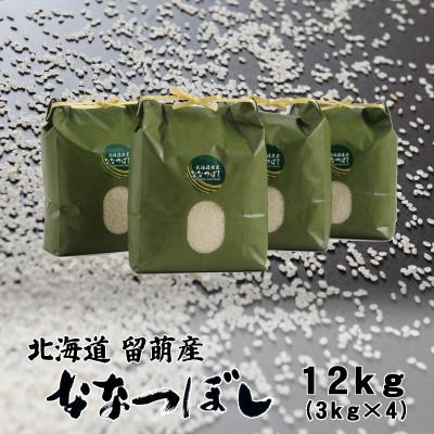 ふるさと納税 留萌市 【令和7年産】北海道留萌産ななつぼし　12kg(3kg×4袋)