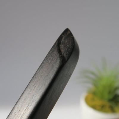 ふるさと納税 小牧市 木製かんざし リーフ型 標準サイズ (黒檀) [195S28-02] |  | 02