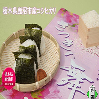 【ふるさと納税】お米 コシヒカリ さつきの舞 吟選 10kg（5kg×2） | 米 こめ おこめ 10キロ 5キロ 2袋 国産 ご飯 ごはん 白飯 白米 単一原料米 産地直送 栃木県 鹿沼市