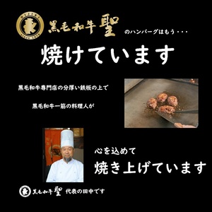 ハンバーグ 黒毛和牛A5 手ごね素焼き ハンバーグ【6個 計900g】