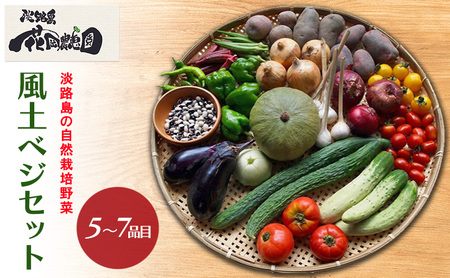 淡路島 自然栽培 野菜 風土ベジ セット 5～7品目 旬の野菜 季節の野菜 兵庫県 洲本市