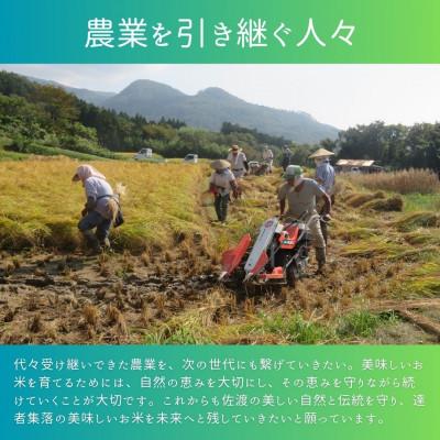 ふるさと納税 佐渡市 数量限定・生産地域限定【令和7年産】新潟県佐渡達者集落産コシヒカリ　精米(無洗米)5kg |  | 02