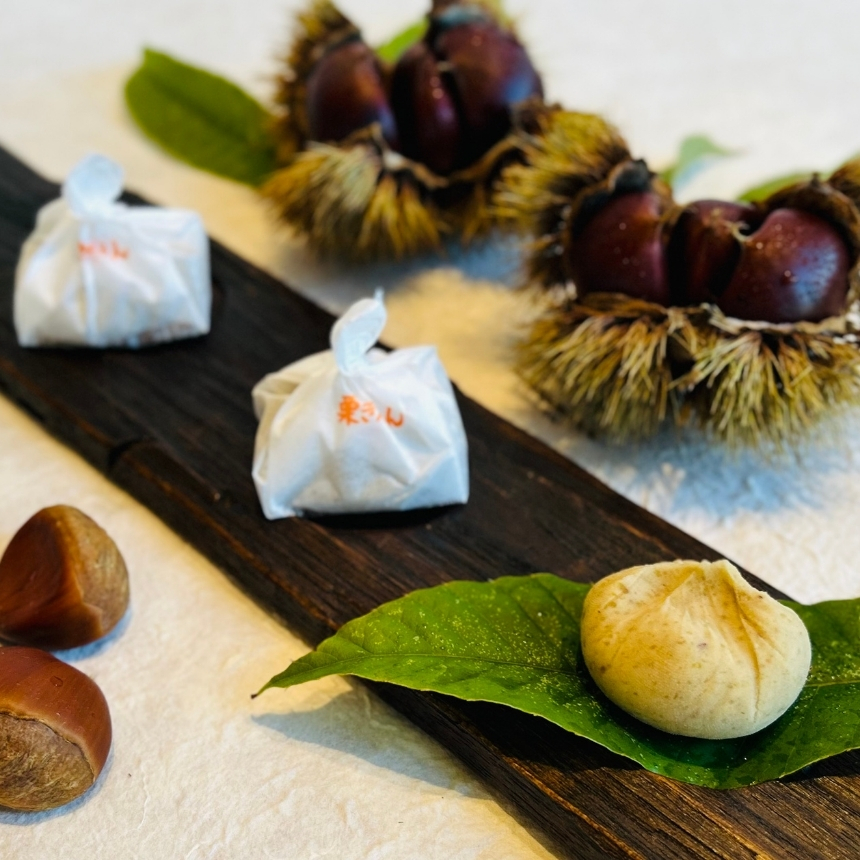 栗きんとん ( 10個入 )＜9月～3月発送＞| 菓子 和菓子 職人 老舗 栗きんとん 栗 和 スイーツ デザート 手土産 長野県 飯田市