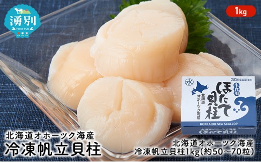 
                  北海道 オホーツク海産 冷凍 帆立 貝柱 1kg ほたて ホタテ 刺身 玉冷 海鮮 魚介 国産 サロマ湖 魚貝類 
                