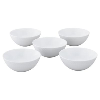 ふるさと納税 みよし市 ノリタケ【リズモホワイト】14cmボウル(5個)