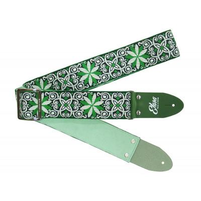 ふるさと納税 郡上市 【ギターストラップ】 Elara Straps Zinnia Elegans Green